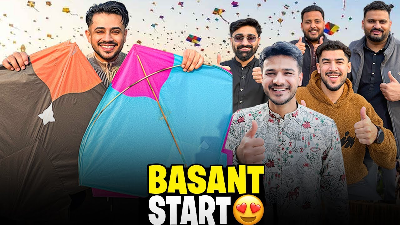 Basant Ke Liye Lahore Aa Gaye 😍 || Basant Scene On 
