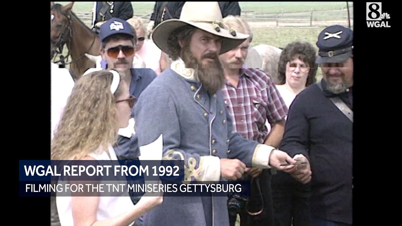 1992: Filming for TNT miniseries takes over Gettysburg