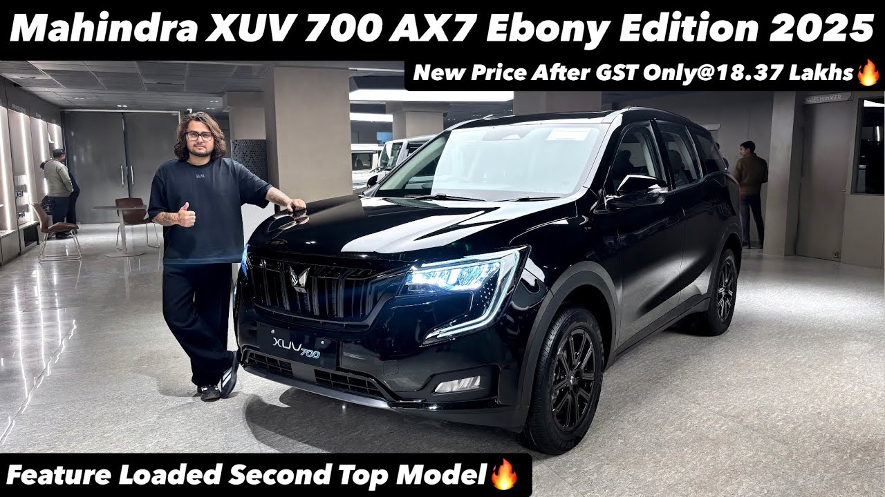New Mahindra XUV 700 AX7 Ebony Edition 2025 | SECOND TOP MODEL ONLY@18.37 LAKHS | Full review 😍🔥