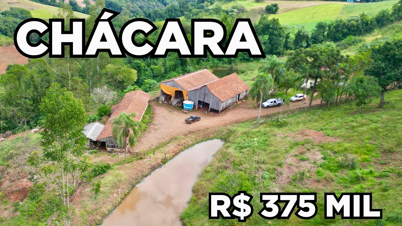 (INDISPONÍVEL) CHÁCARA A VENDA NO OESTE DE SANTA CATARINA  R$375MIL
