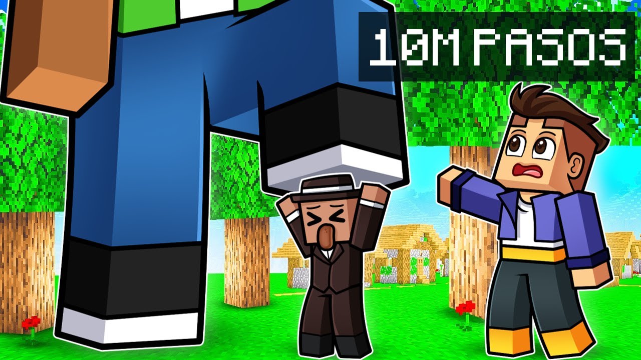 Minecraft PERO Te Haces MÁS GRANDE a Cada Paso!