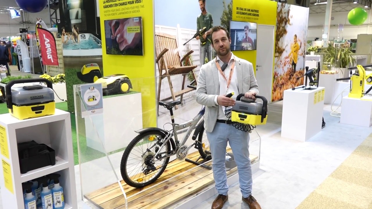 KÄRCHER Home & Garden : Florian MARGUERIE présente le Nettoyeur Mobile Basse Pression sans fil OC3