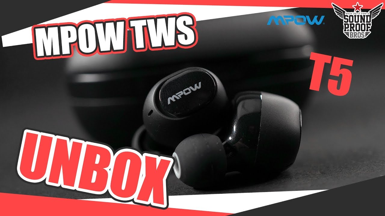 UNBOX MPOW T5 Support AptX Truly Wireless IEM By Soundproofbros
