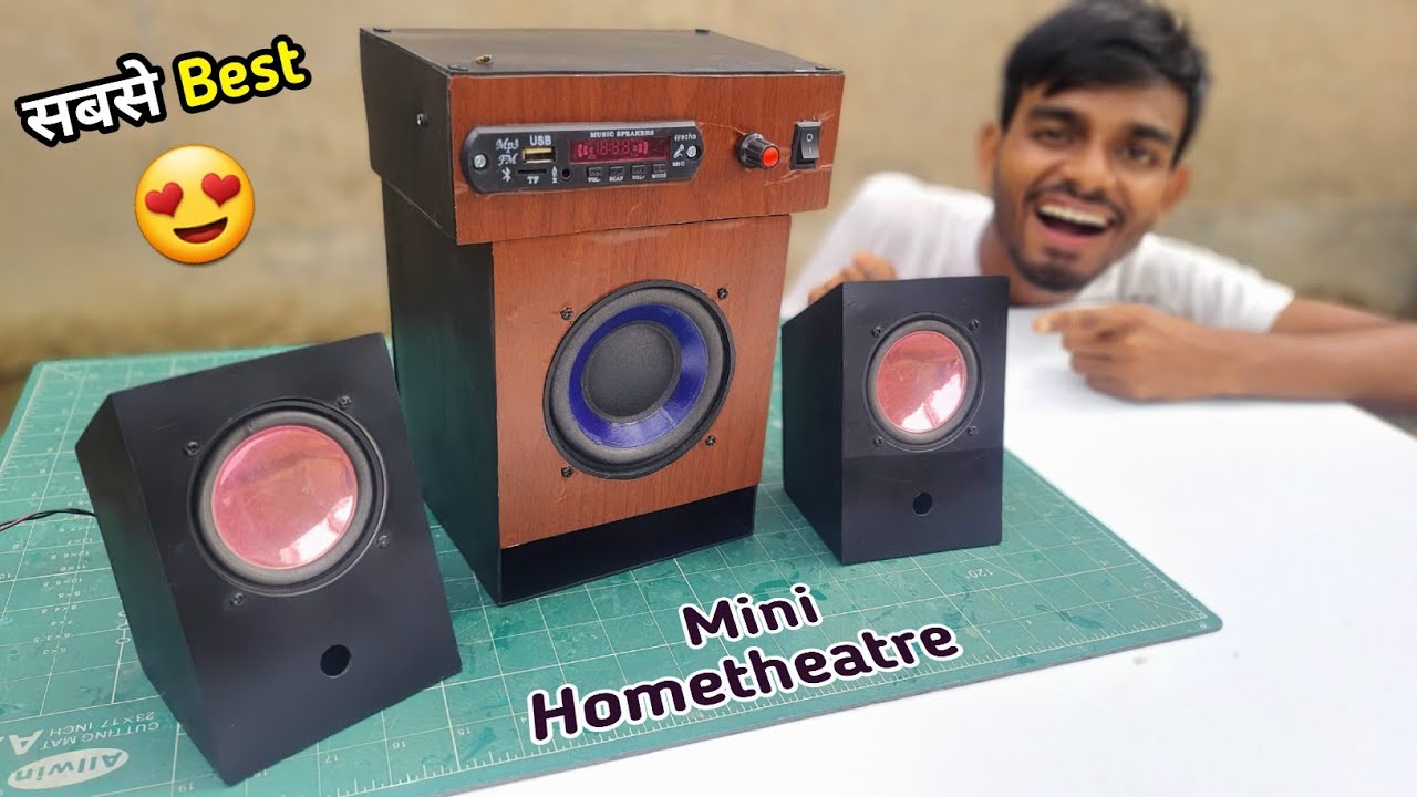 घर पर बनाओ Mini Hometheatre🔥😍 | How To Make Home Theater | AK technical amrit