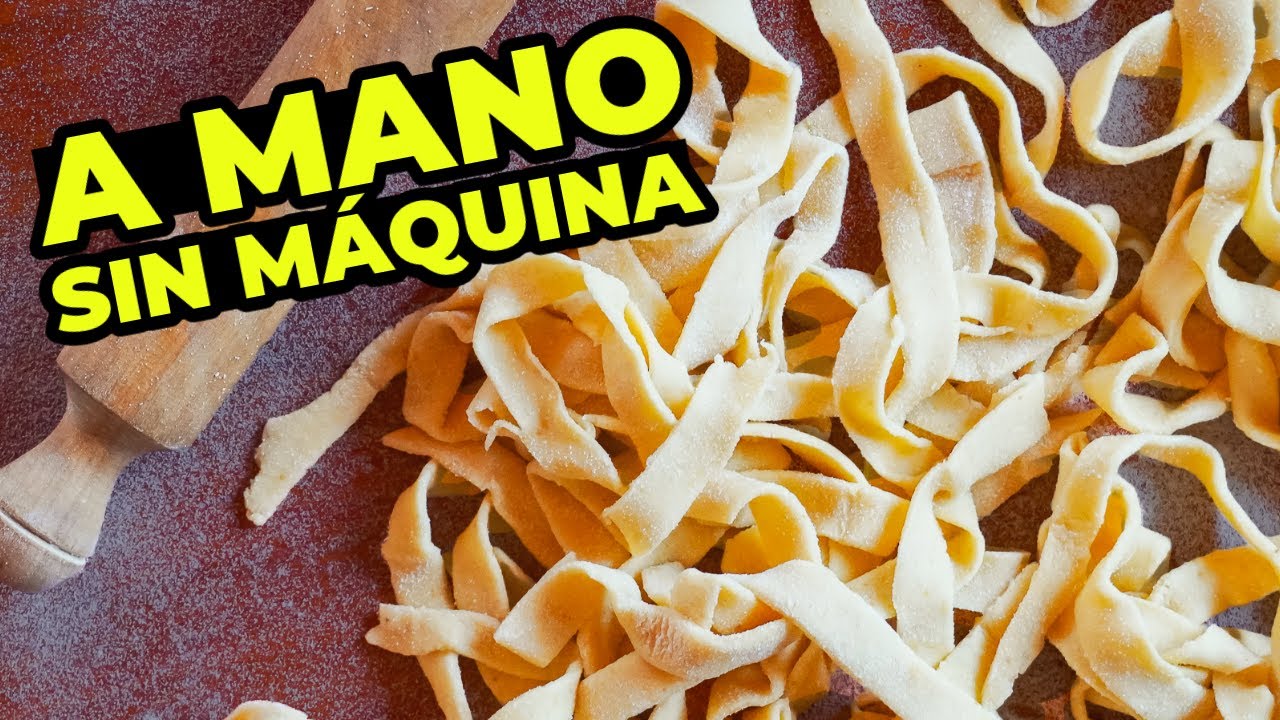 ¡Prepara FIDEOS CASEROS SIN GLUTEN de manera FÁCIL y en minutos!