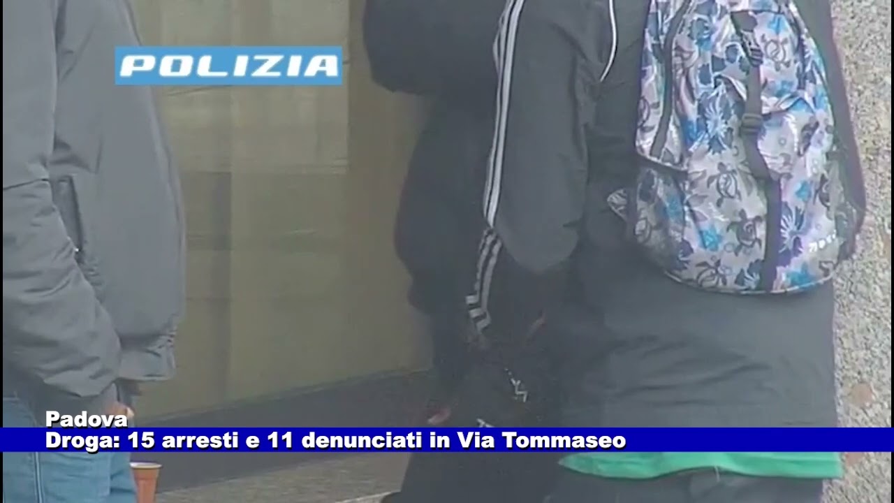 Padova. Droga: 15 arresti e 11 denunciati in Via Tommaseo 21.05.2025