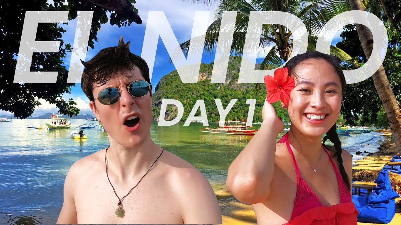 First Day in El Nido, Palawan! Resort & Corong Corong Beach Tour!