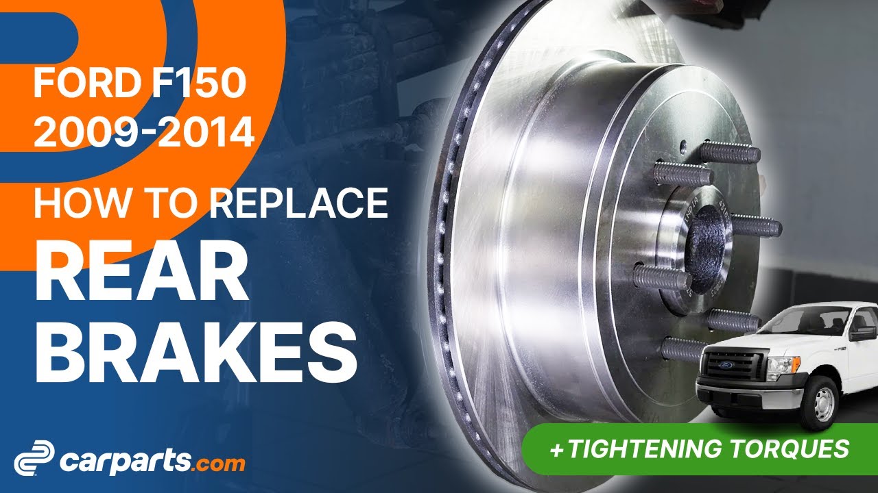 How to replace the Rear Brakes 2009-2014 Ford F150 🚗