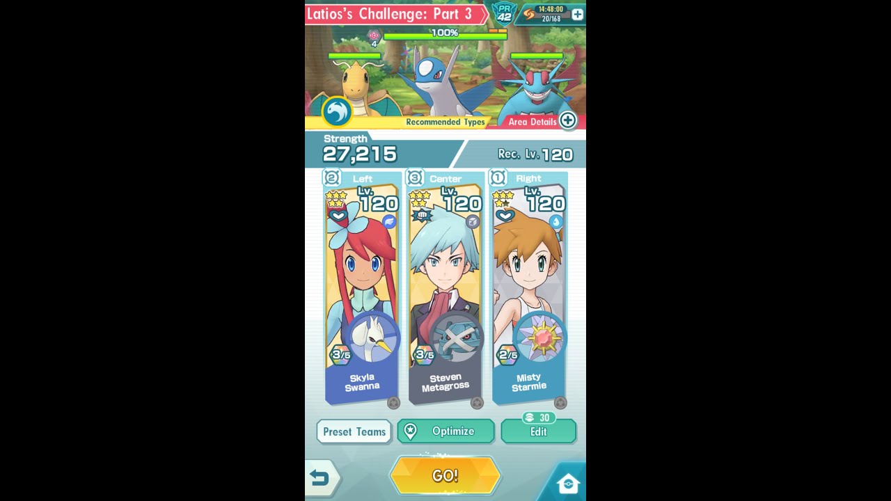(AUTO 3X SPEED CLEAR) (LATIOS EVISCERATED) Steven 3v3 VH Latios Pokemon Masters EX