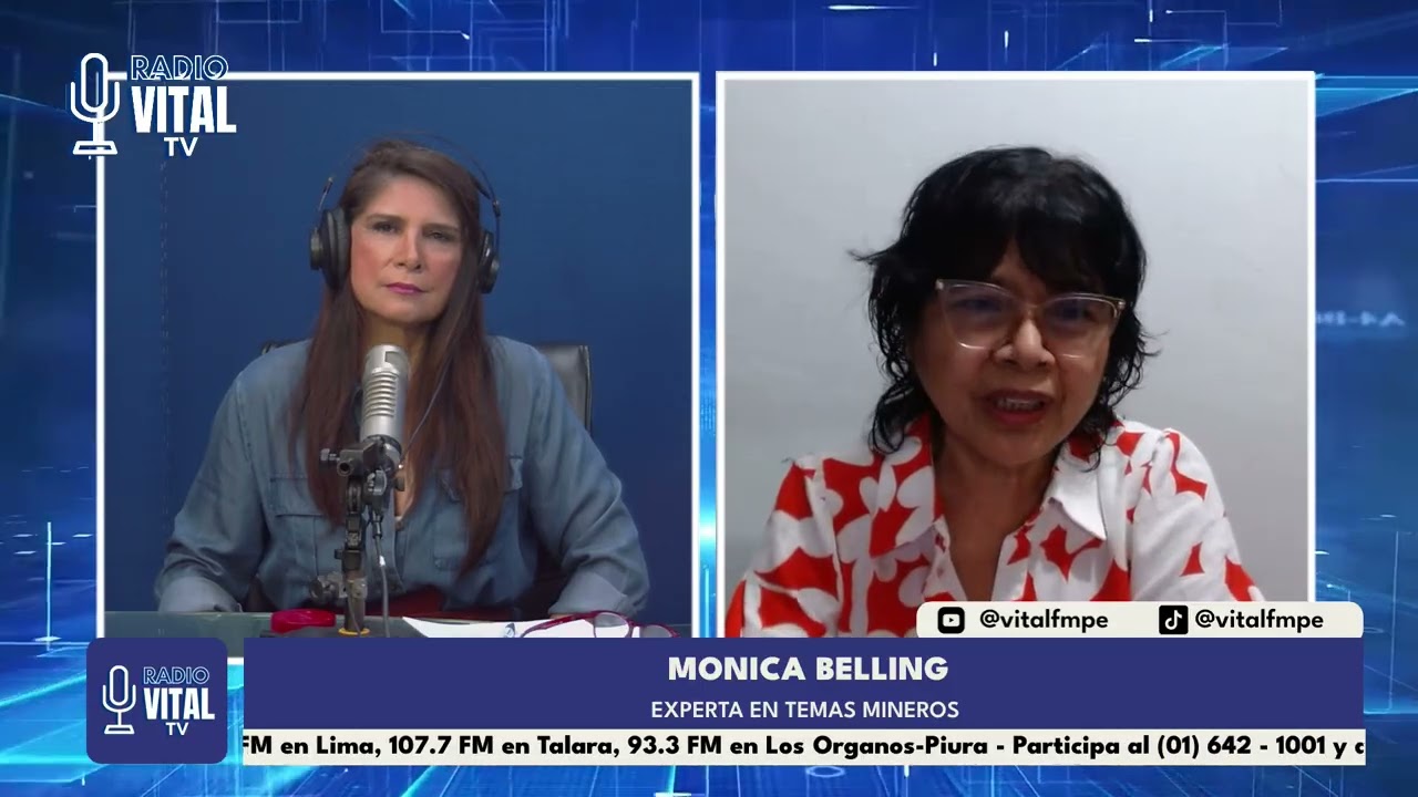 VITAL NOTICIAS - Invitada: Monica Belling - Experta en Temas Mineros