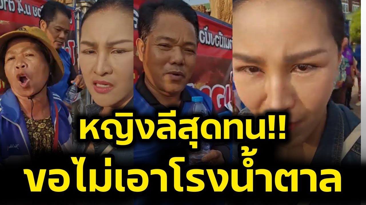 หญิงลีศิลปินชื่อดัง‼️สุดทน ขอไม่เอาโรงน้ำตาล ที่จะมาก่อตั้งในบ้านเกิด‼️