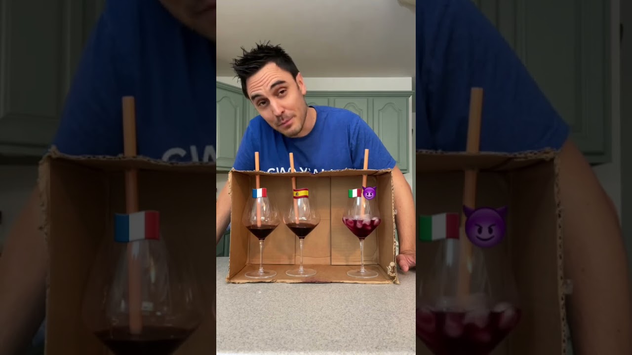 can he find the Italian wine?