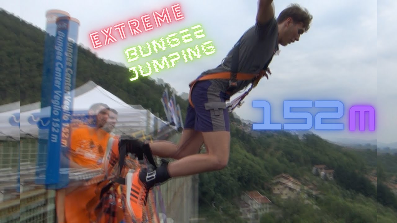 EXTREME EPIC BUNGEE JUMPING | 152 metri Ponte Colossus - Veglio - Più alto d'Italia