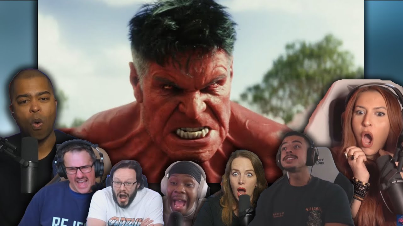 Red Hulk Battle Scene / Captain America: Brave New World / Reaction Compilation