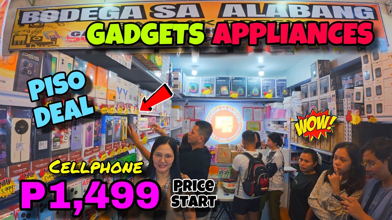 PISO DEAL NA GADGET AT APPLIANCES SA ALABANG | ANDROID PHONES ITEL INFINIX TECHNO TELEVISION SPEAKER