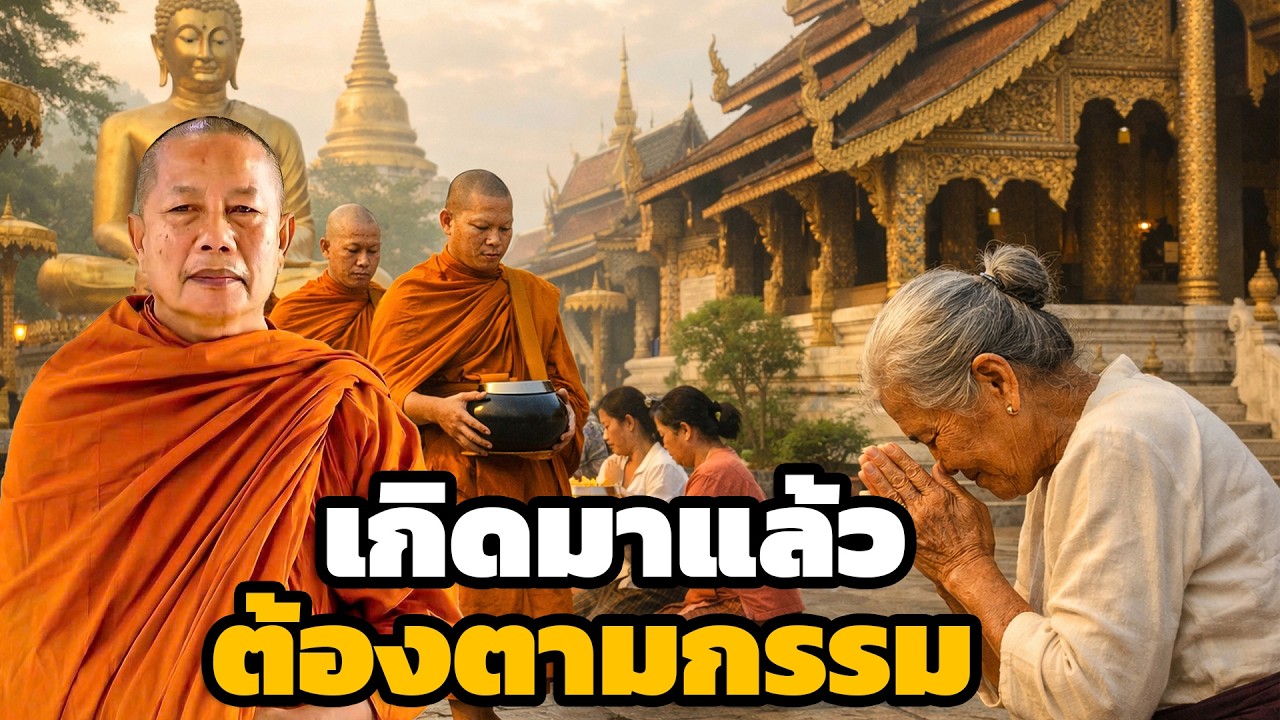 สุดท้ายก็ต้องไปตามกรรม ธรรมะคลายทุกข์ พระมหาบุญช่วย ปัญญาวชิโร .3