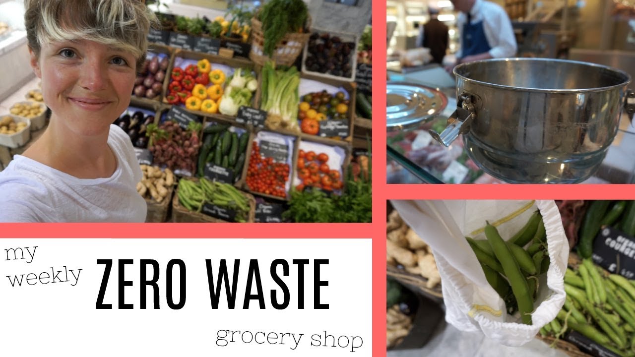COME ZERO WASTE GROCERY SHOPPING WITH ME | Kate Arnell