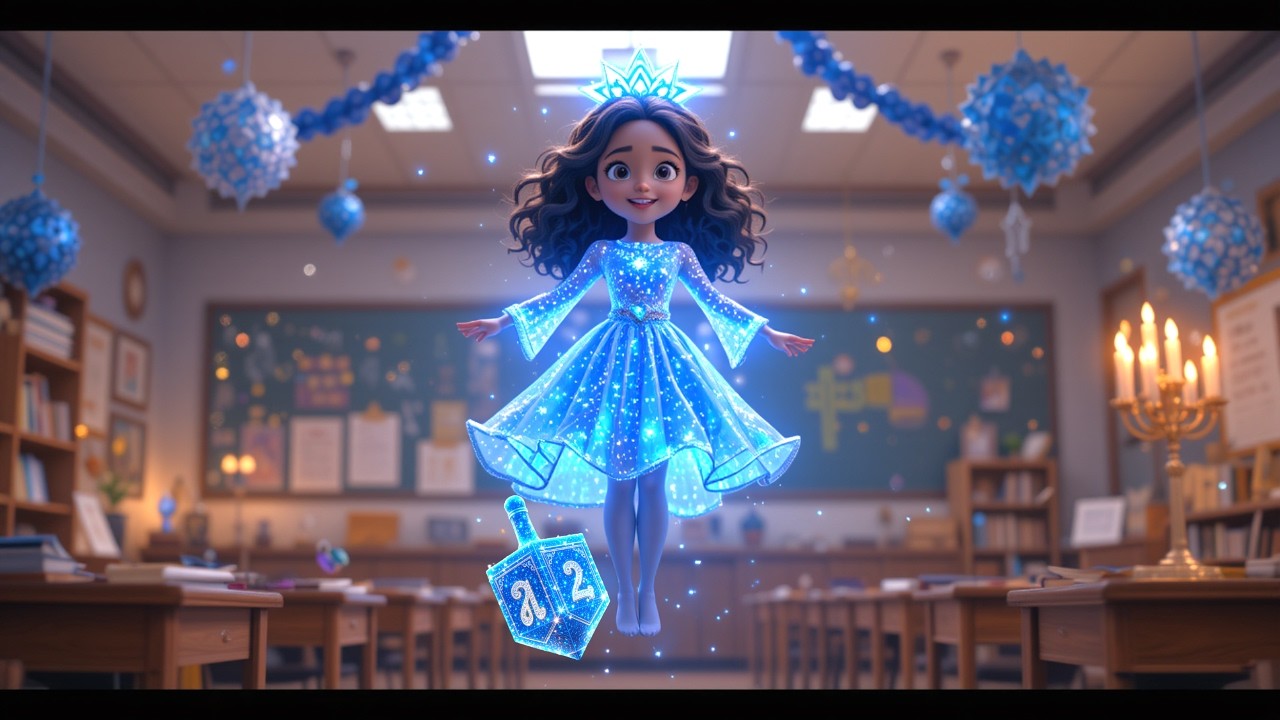 The Secret of the Magical Dreidel  Heartwarming Hanukkah Story for Kids ... 🎉🕎