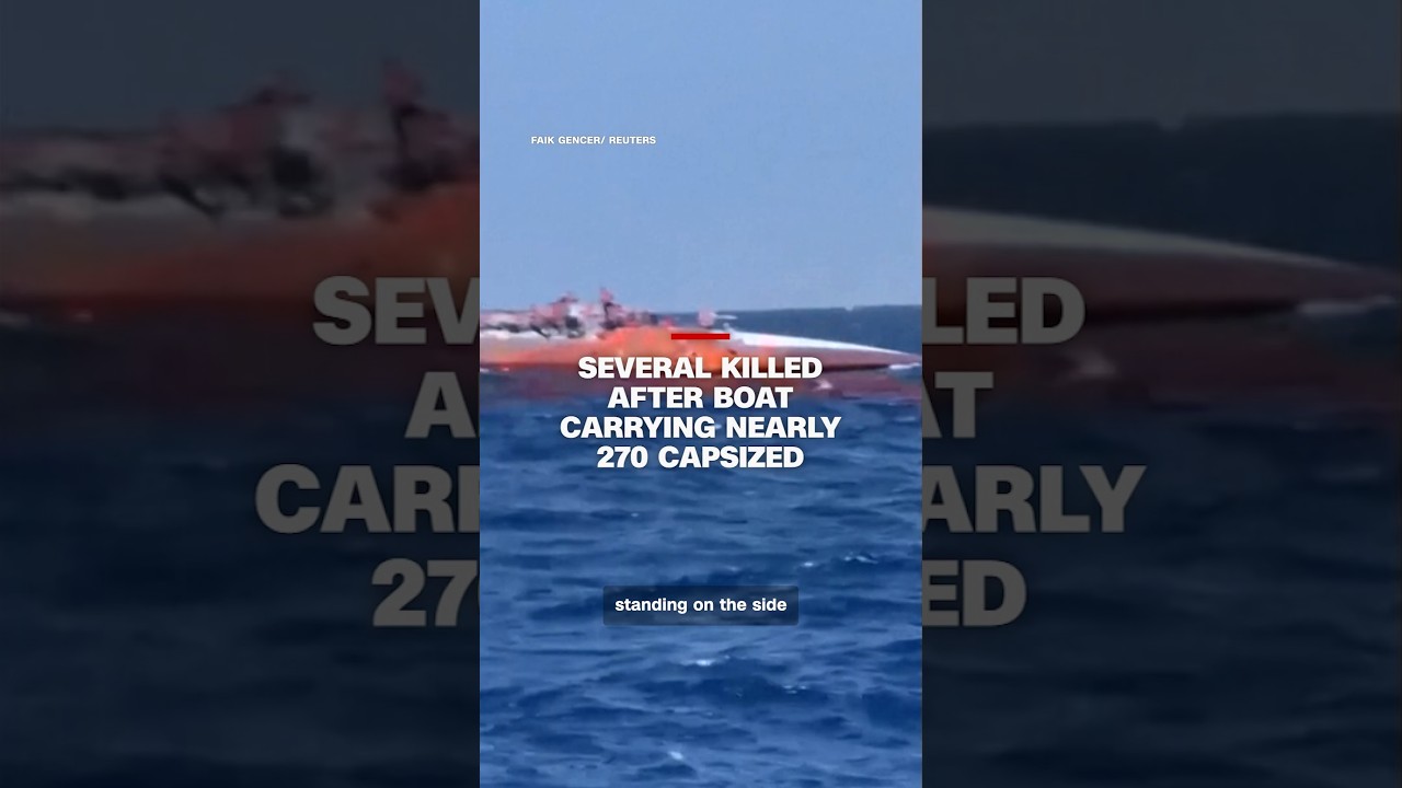 Several killed after boat carrying nearly 270 capsized