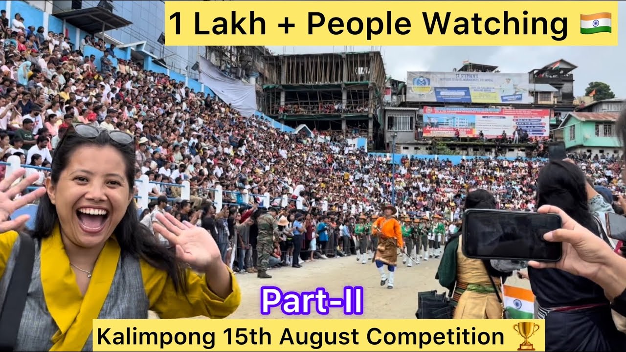 15th August 2022 March Past Competition 🇮🇳 | 15 School Participated 🥁 #kalimpong #vlogger