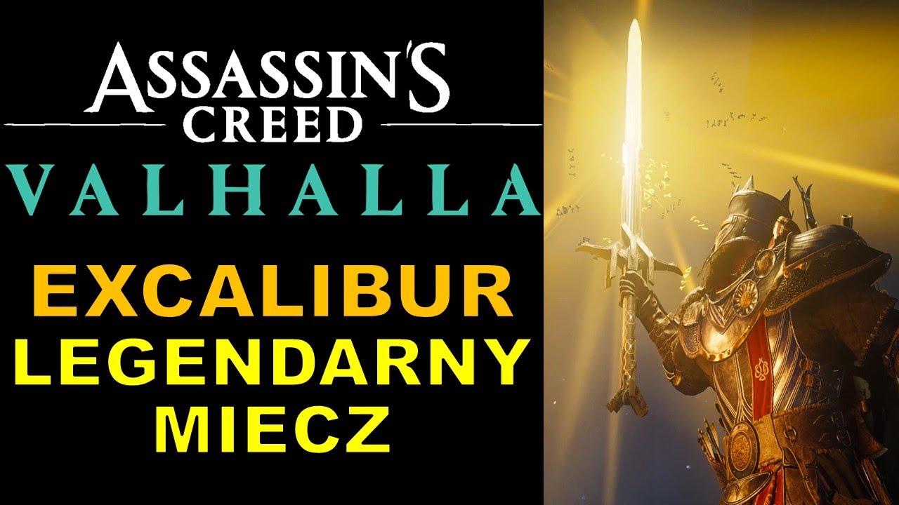 Assassin's Creed Valhalla PL [4K PC] Jak Zdobyć EXCALIBUR - Legendarny Miecz