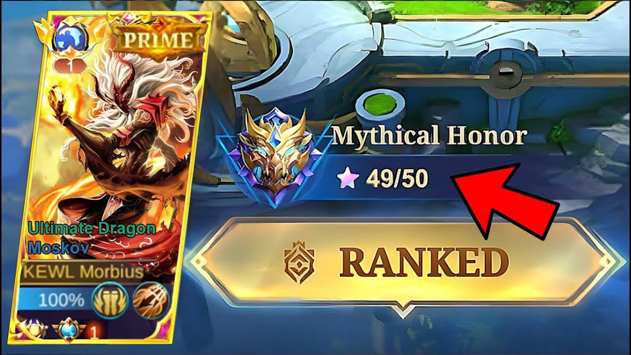 MY LAST MOSKOV GAME BEFORE MYTHICAL GLORY! HOW TO ACHIEVE EASY WINSTREAK IN RANKED GAME! (FULL GAME)