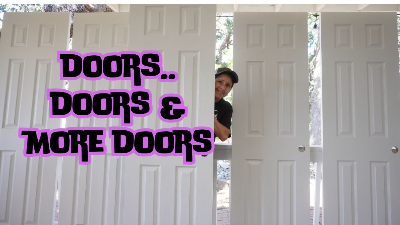 Doors Doors and More Doors - 6 Panel Door Updates - What a difference a DOOR makes!