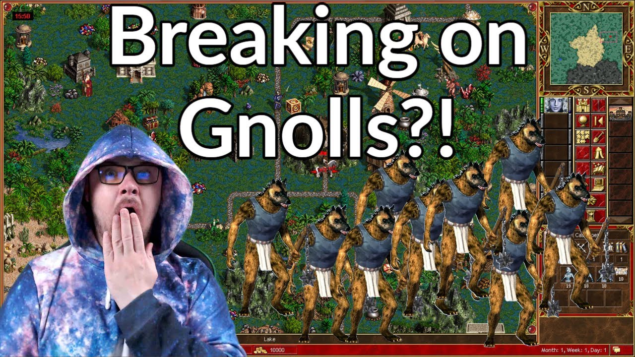 Breaking on Gnolls?! || Heroes 3 Fortress Gameplay | Jebus Cross | Alex_The_Magician