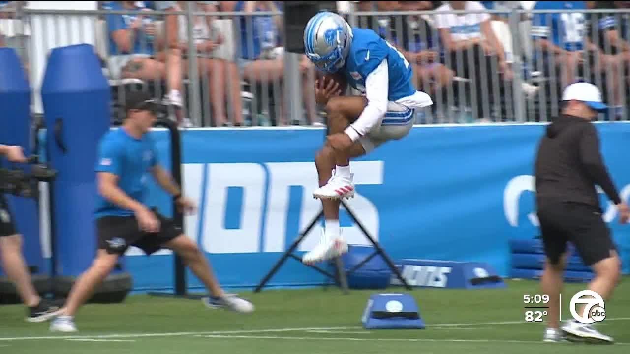 Lions hold joint practice with the Miami Dolphins