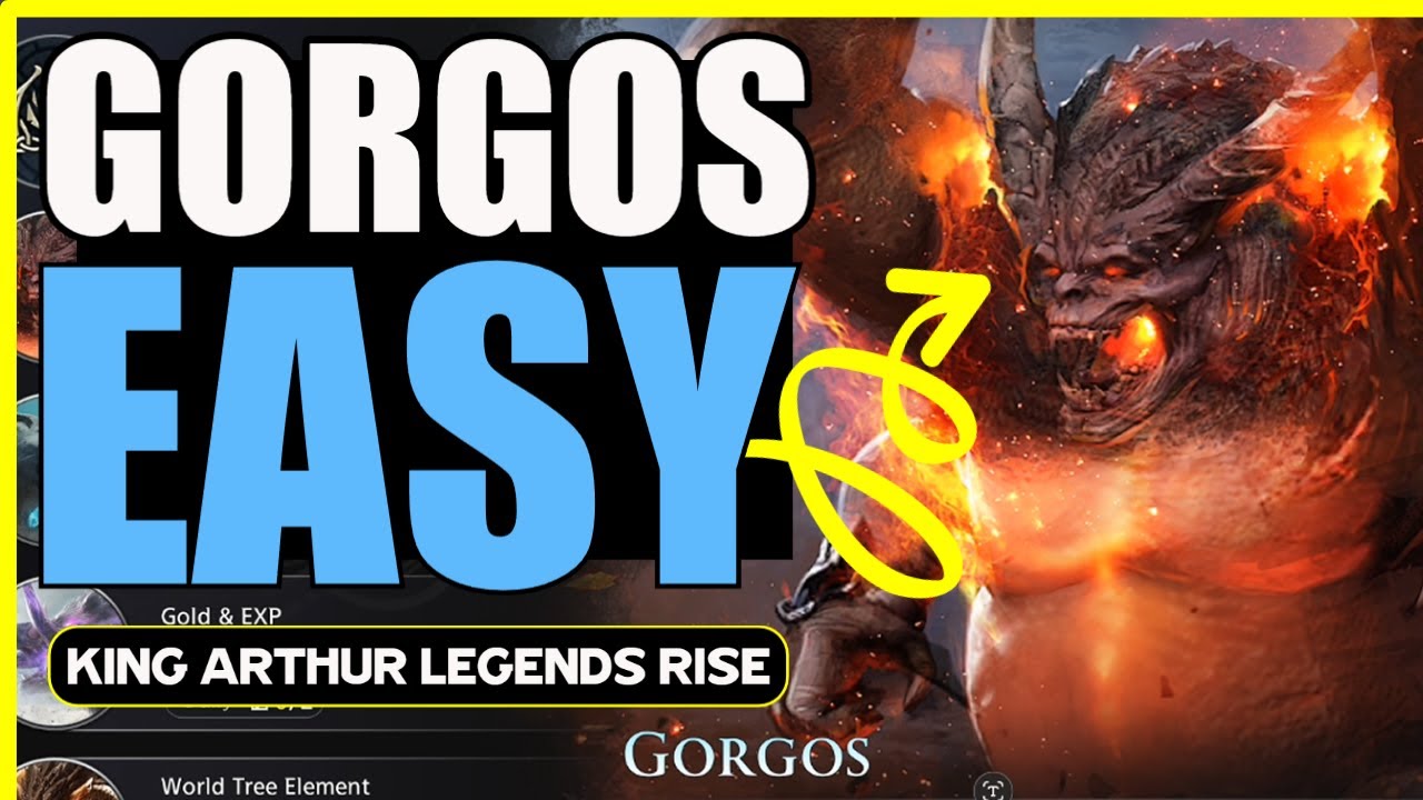Gorgos 7 EASY | King Arthur Legends Rise Gorgos guide
