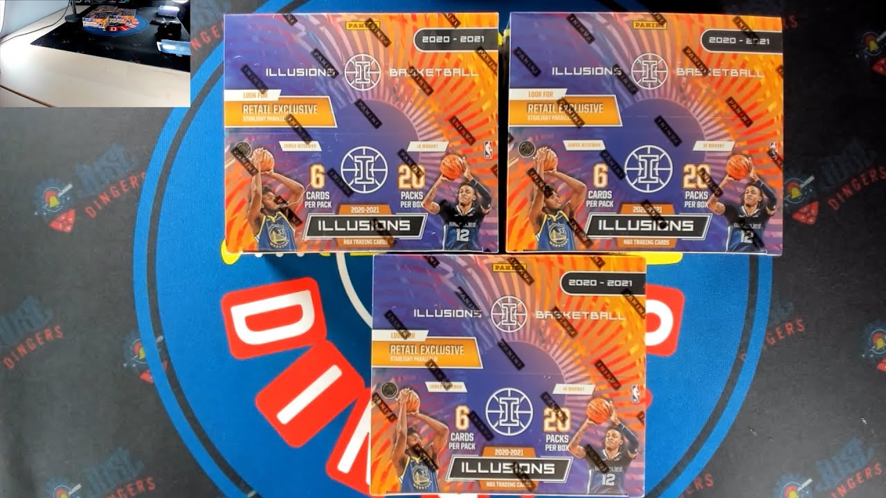 2020-21 Panini Illusions Basketball 3 20 Pack Retail Box Break 8-4-22