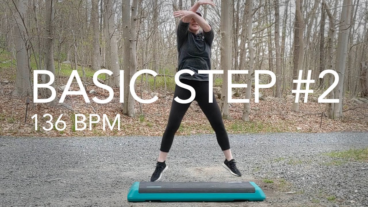 BASIC STEP WORKOUT #2 (38 MIN) 136 BPM - With Power Step Options!!
