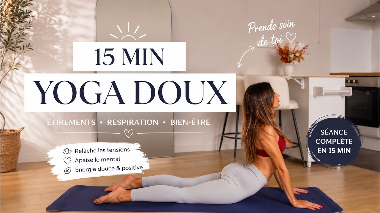 Yoga Doux Au Sol – 15 Min Pour Relâcher Les Tensions