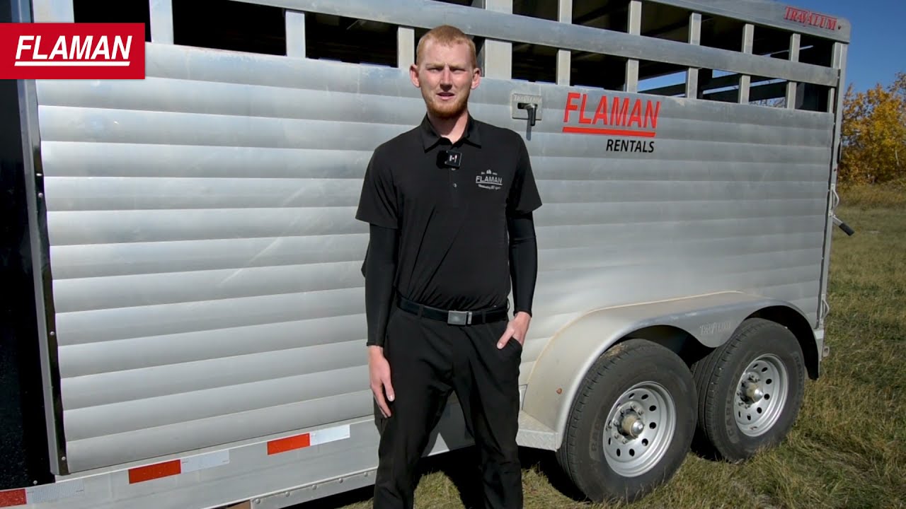 Travalum Stock Trailer Lineup | Overview | Flaman Rentals