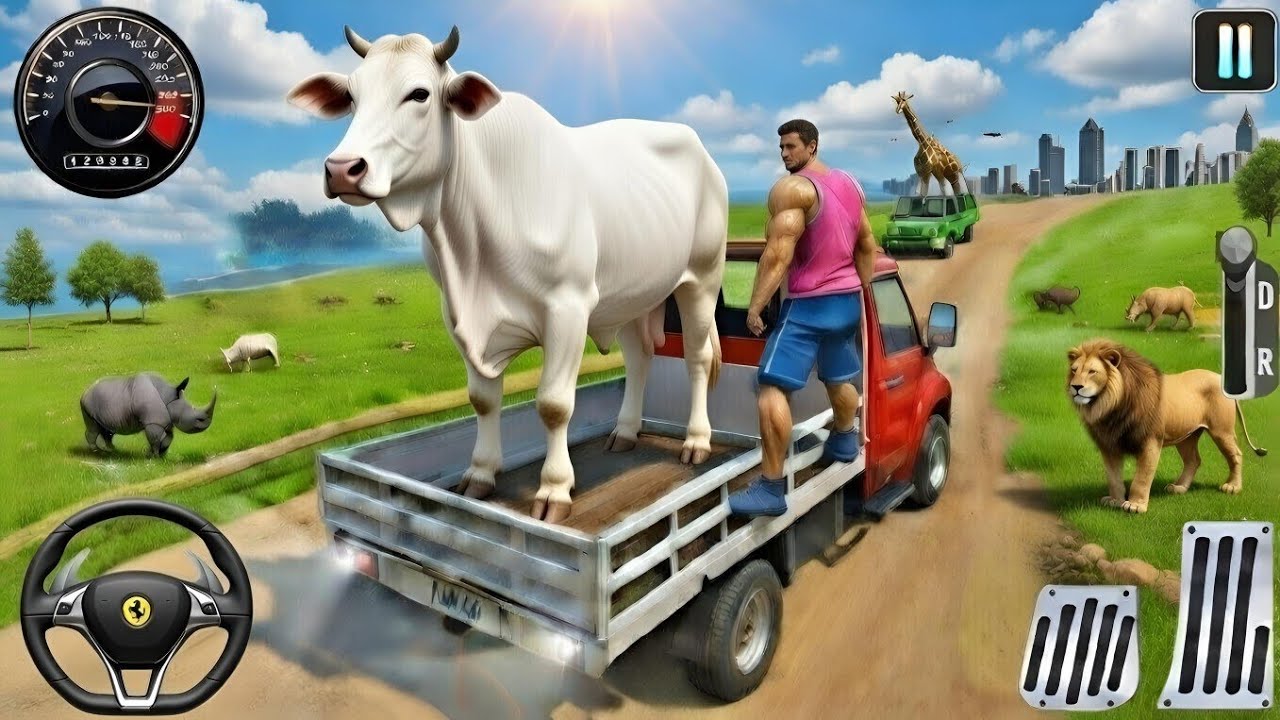 😍 Realistic Animal Truck Game! | 3D Transport Gameplay Android 