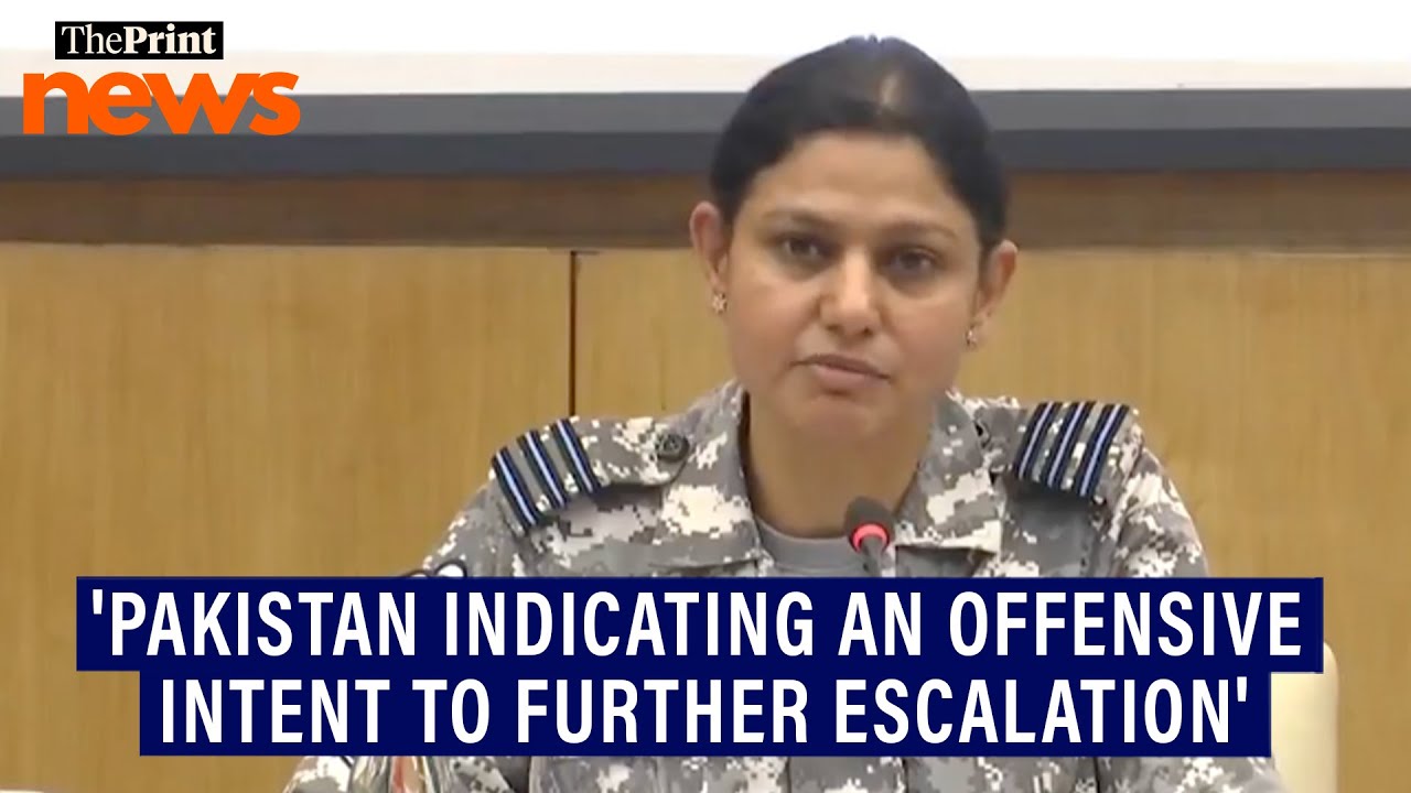 'Pakistan indicating an offensive intent to further escalation': Wing Commander Vyomika Singh