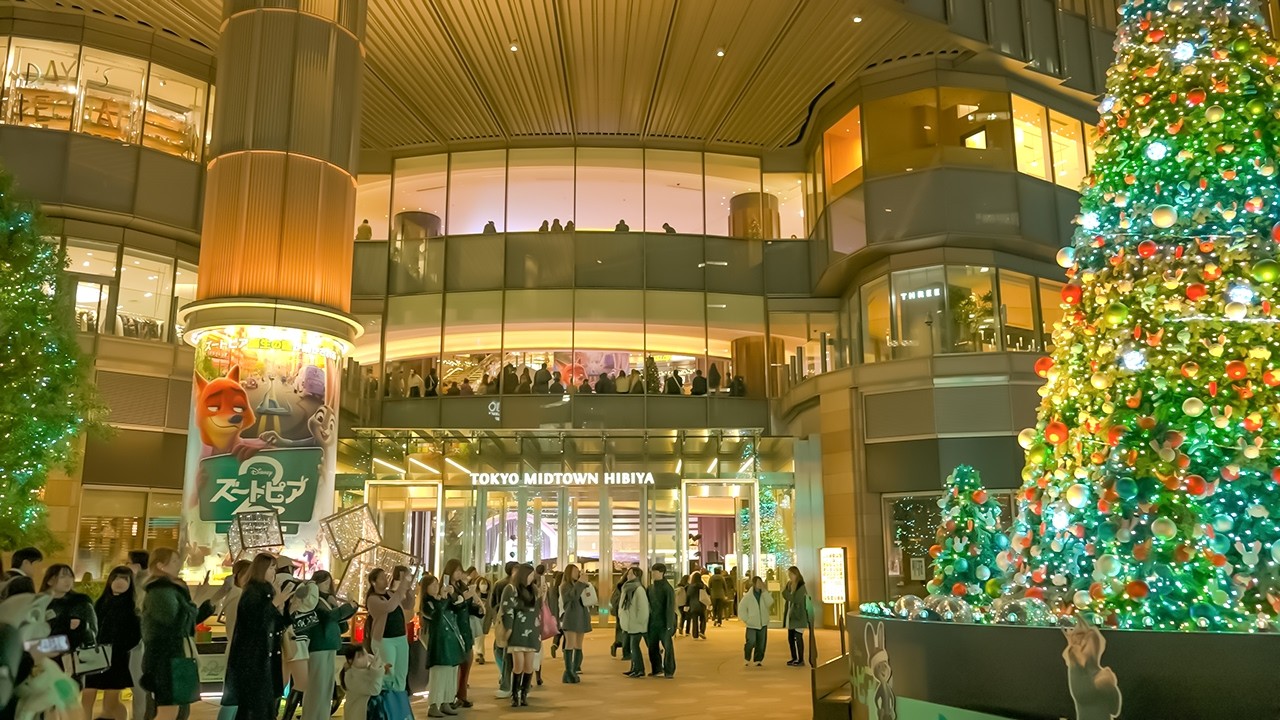 東京駅～銀座 / Xmas Illuminations - Night walk from Tokyo Station to Ginza, in Tokyo, Japan (Dec 4, 2025)