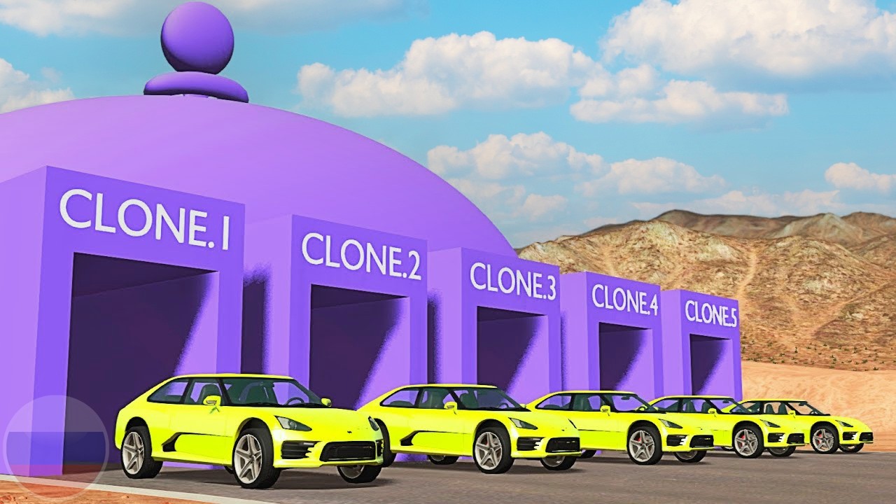 МАШИНА ДЛЯ КЛОНИРОВАНИЯ АВТОМОБИЛЕЙ BeamNG Drive