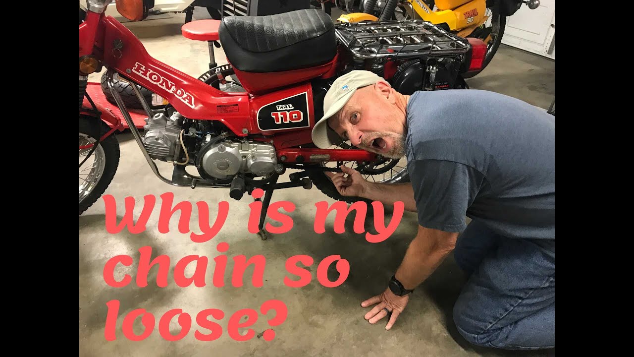 Honda Trail 90/110 Chain Adjustment