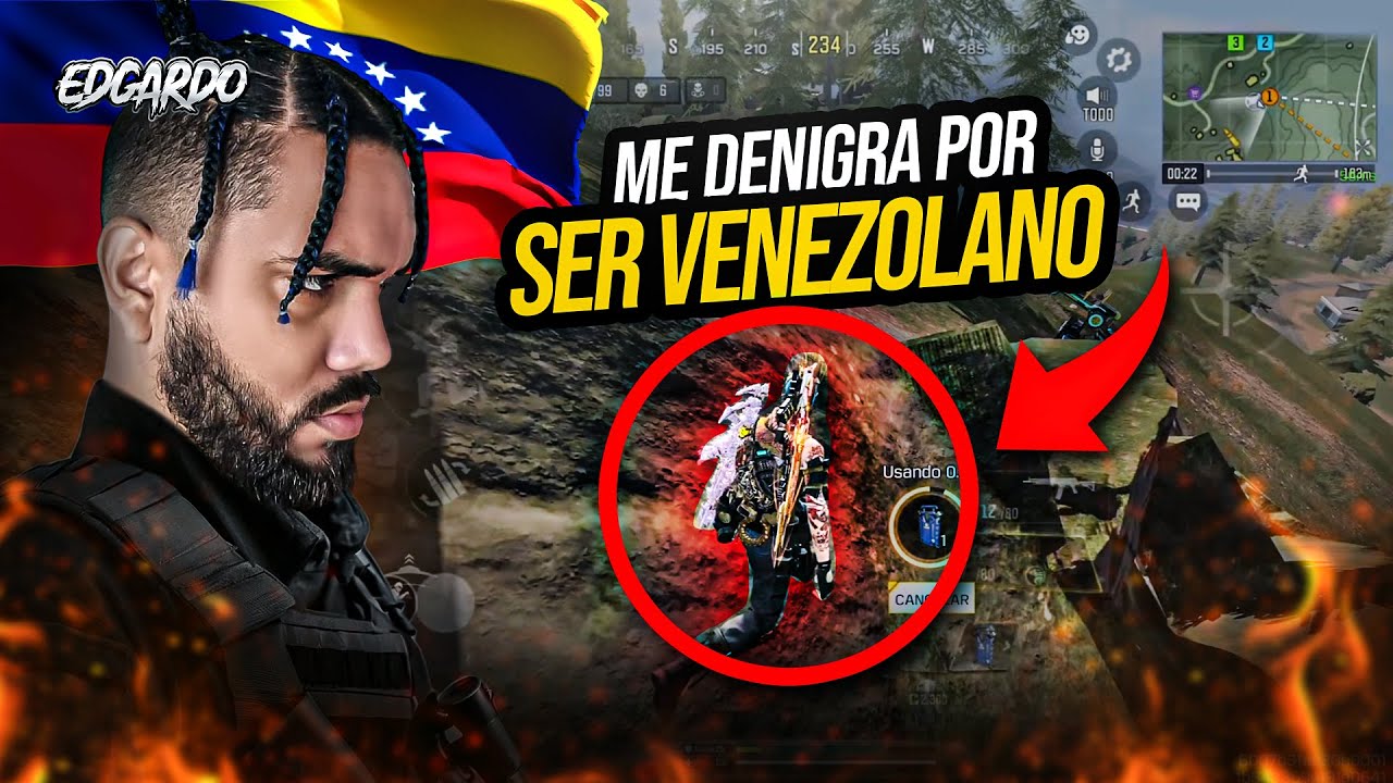 TÓXICO ME  INSULTA POR SER VENEZOLANO ( SE LE DAÑARA EL MICRO)