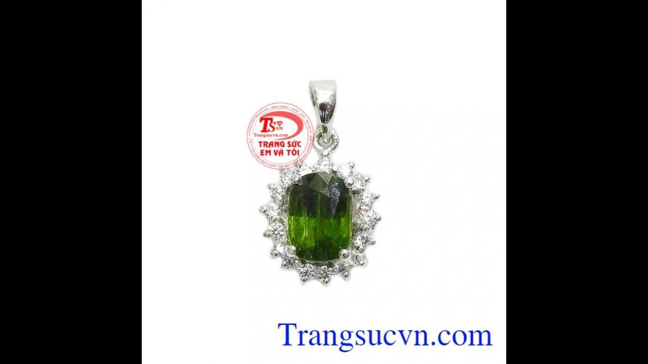 Mặt d&acirc;y diopsite quyến rũ, mặt d&acirc;y đ&aacute; qu&yacute;, mặt d&acirc;y nữ đ&aacute; qu&yacute;, TSVN020725