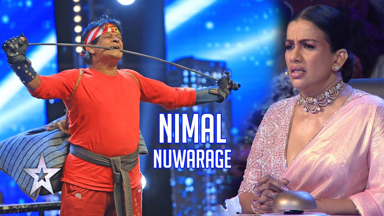 සාමාන්‍ය මිනිස් ඇඟකට දරාගන්න පුළුවන්ද?😯| Nimal Nuwarage | Sri Lanka's Got Talent | Sirasa TV
