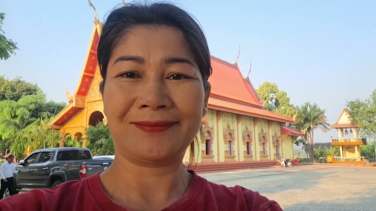 มาส่งเสาไฟส่องสว่างในวัดหนองหมื่นไชยทุ่งเสลี่ยมสุโขทัย มาตรงวันพระวันมาฆบูชาพอดีได้กราบไหว้ขอพรด้วย