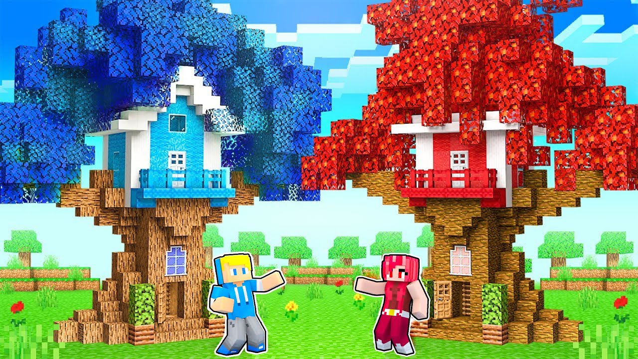 Sbriser vs Zoe BASE SULL'ALBERO PIÙ SICURA Su Minecraft!