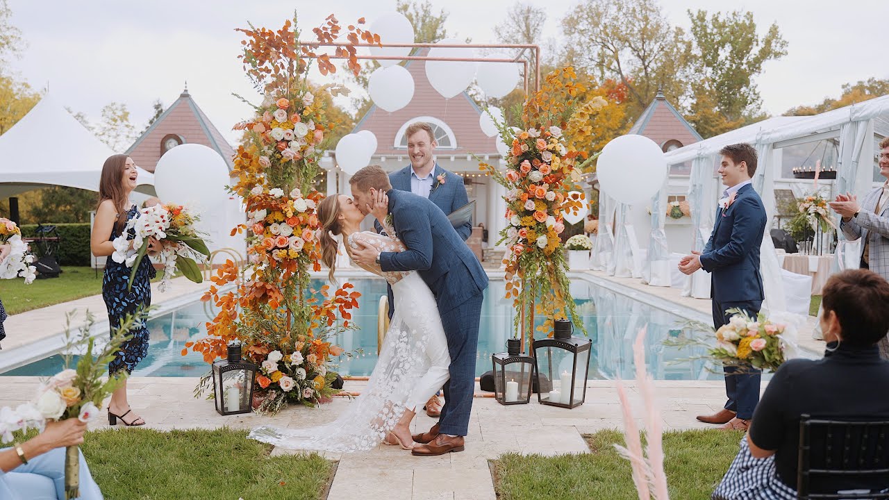 Emotional vows from Bride and Groom // Private Residence in Cincinnati // Elizabeth and Sam