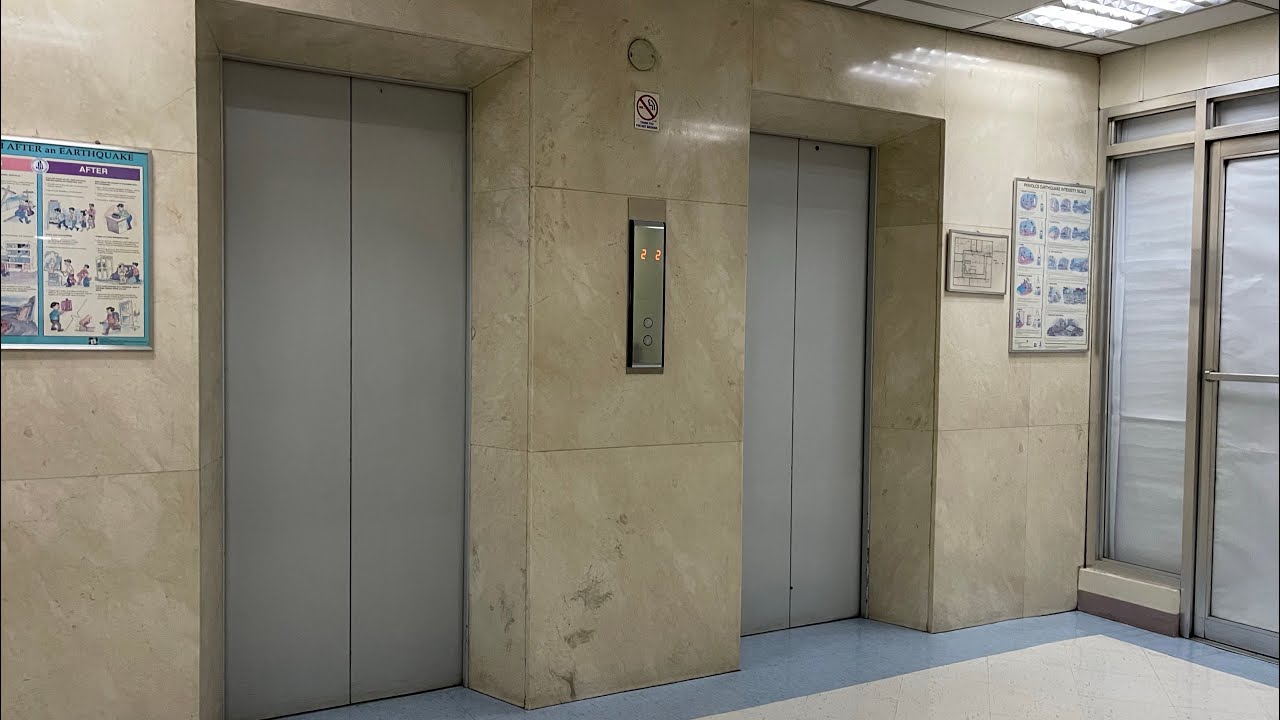 EPIC! Modded 1980s Mitsubishi elevator at Narra building, Makati, Philippines