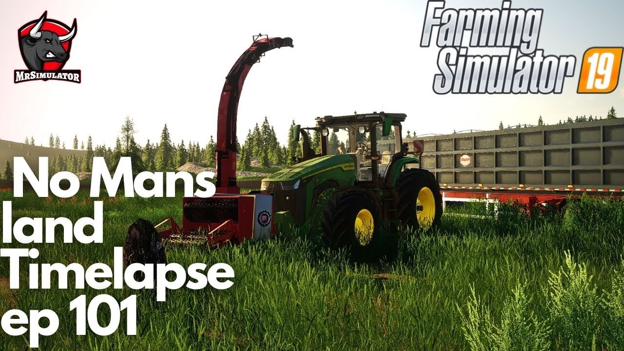 Making and selling wood chips | No Mans land | Timelapse ep 101 | Farming Simulator 19