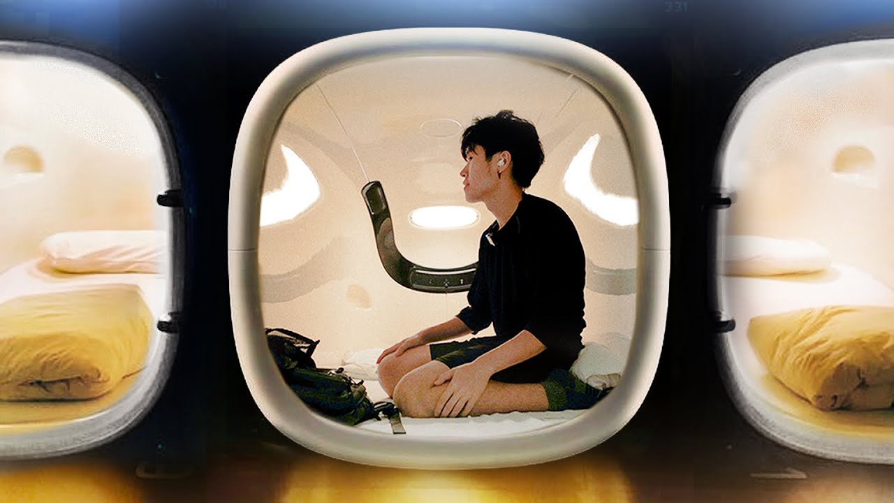 I slept in a Japanese futuristic pod hotel...