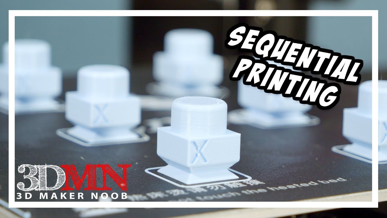 Последовательная печать с помощью ideaMaker на Ender 3