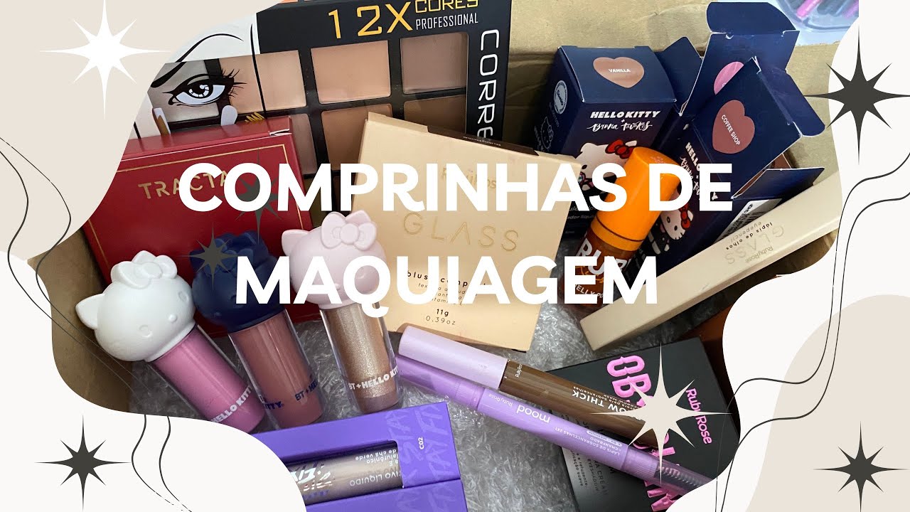 ASMR - COMPRINHAS DE MAQUIAGEM 😍
